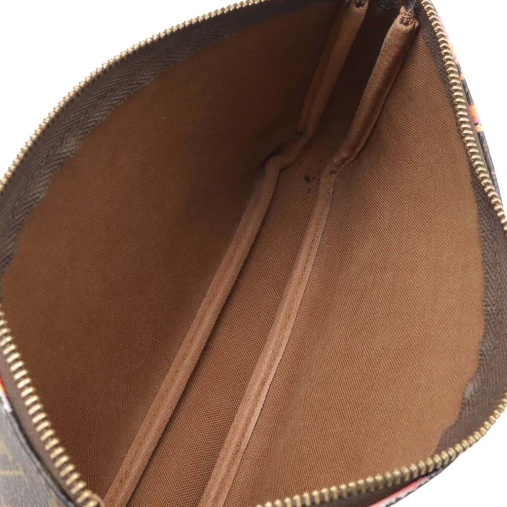 LOUIS VUITTON Brown Monogram Pochette Pouch - Picture 9 of 10